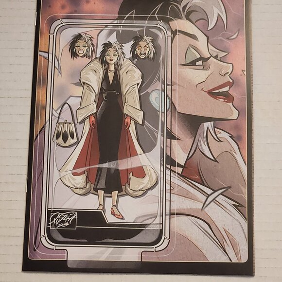 Disney Villains Cruella De Vil #1F (2023) Dynamite Entertainment, Virgin Cvr - Picture 2 of 12